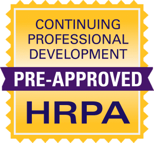 HRPA Continuing Professional Development Pre-Approved Logo