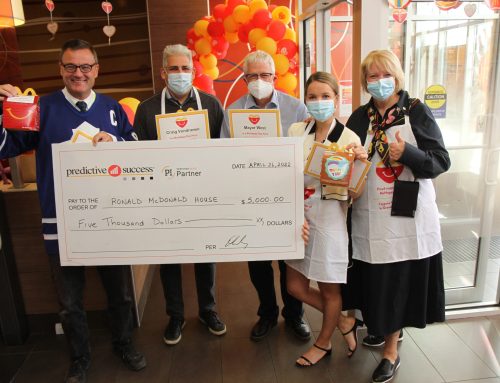 Predictive Success donates $5,000 to support The Ronald McDonald Family Room at Markham Stouffville Hospital